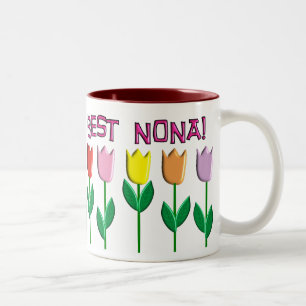 Bester Nona-Tulpe-Entwurf Zweifarbige Tasse