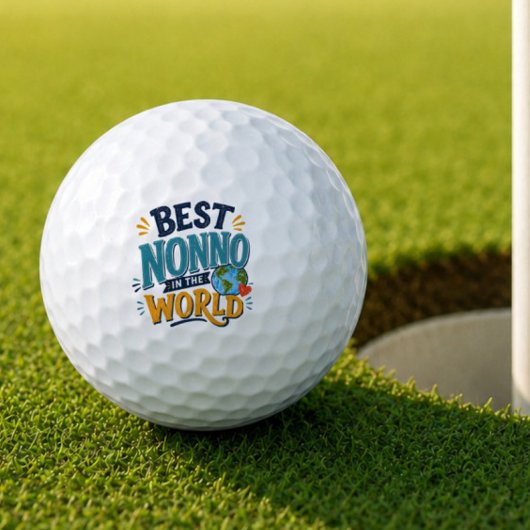 Bester Nonno der Welt Golfball