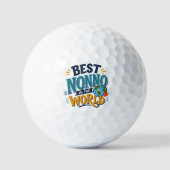 Bester Nonno der Welt Golfball (Vorderseite)