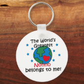 Bester Nonno gehört mir Schlüsselanhänger (Vorderseite)