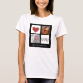Bester Oma Foto Collage T - Shirt (Vorderseite)
