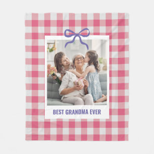 Bester Oma-Geburtstagsgeschenk-individualisiertes Fleecedecke