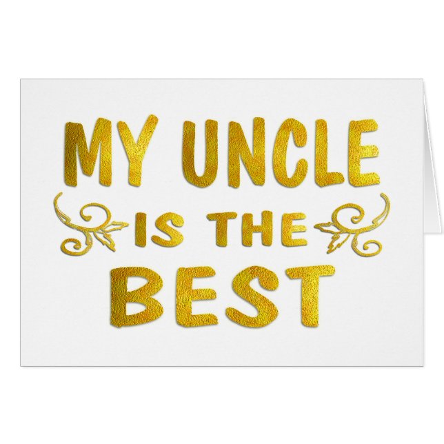 Bester Onkel (Vorderseite (Horizontal))