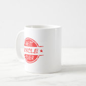 Bester Onkel Ever Red Kaffeetasse (Vorderseite Links)