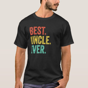 Bester Onkel Ever Retro Papa Vater T-Shirt