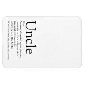Bester Onkel Funcle Definition Spaß Magnet (Horizontal)