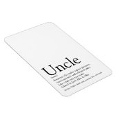 Bester Onkel Funcle Definition Spaß Magnet (Rechte Seite)