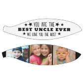 Bester Onkel je 3 FotoCollage Schwarz-Weiß Basketball (Panele)