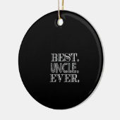 bester Onkel je Keramik Ornament (Links)