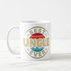 Bester Onkel je Retro Vintager Onkel Väter Tag Kaffeetasse