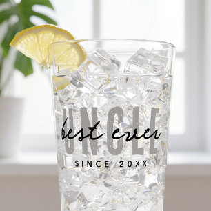 Bester Onkel überhaupt Modern Elegant Einfach Tag Glas