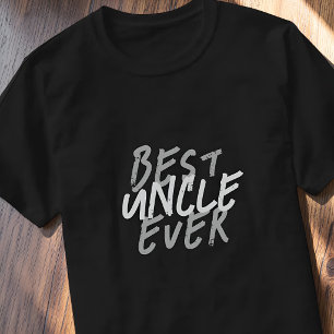Bester Onkel überhaupt Moderne weiße und graue Gru T-Shirt