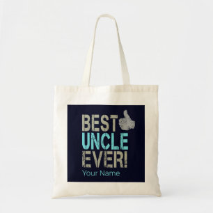Bester Onkel überhaupt Vintage-Design mit Daumen h Tragetasche