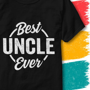Bester Onkel überhaupt Zitat Retro Vintage Lustige T-Shirt