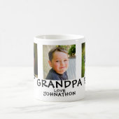 Bester Opa 3-Foto Kaffeetasse (Mittel)