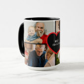 Bester Opa 4 Foto Tasse (Vorderseite Links)