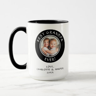 Bester Opa Aller Custom Foto Modern Lustig Süß Tasse
