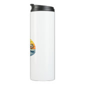 Bester Opa Aller Retro-Sonnenuntergangs-Design Thermosbecher (Nach rechts gedreht)