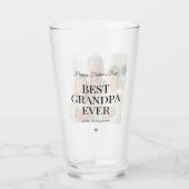 Bester Opa Aller Vatertag Foto Glas (Vorderseite)