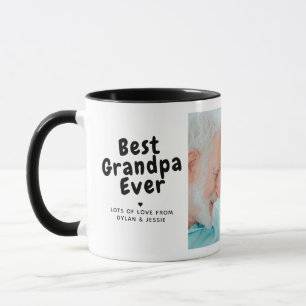 Bester Opa Aller Zeiten 2-Foto-Collage und individ Tasse