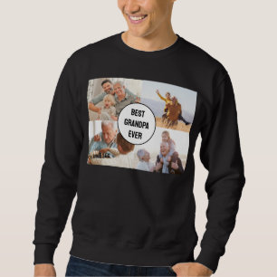 Bester Opa Aller Zeiten 4 Foto-Collage Erstellen S Sweatshirt