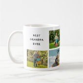 Bester Opa Aller Zeiten Benutzerdefinierte Fotocol Kaffeetasse (Links)