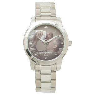 Bester Opa Aller Zeiten Benutzerdefiniertes Foto E Armbanduhr