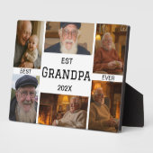 Bester Opa Aller Zeiten Foto-Collage Fotoplatte (Seite)