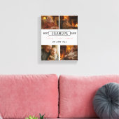 Bester Opa Aller Zeiten Foto-Collage Leinwanddruck (Insitu (Wohnzimmer))