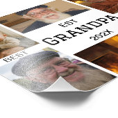 Bester Opa Aller Zeiten Fotocollage Fotodruck (Ecke)