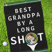 Bester Opa bei weitem Foto Name Golfhandtuch