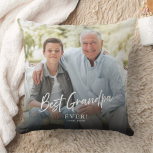 Bester Opa Benutzerdefiniertes Andenken mit zwei F Kissen