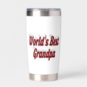 Bester Opa-Bordeaux-Text Thermobecher (Rückseite)