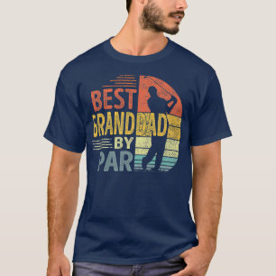 Bester Opa By Par Vatertag Golf-Geschenke T-Shirt