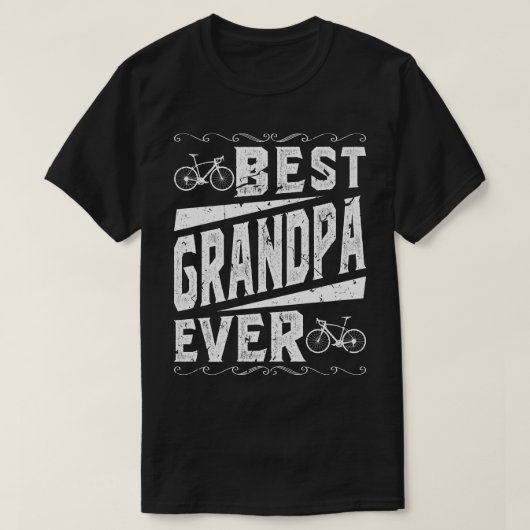 Bester Opa-Cyclist T-Shirt (Design vorne)