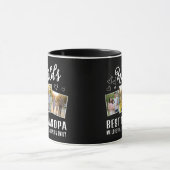 Bester Opa der Welt Benutzerdefinierte 3-Foto-Coll Tasse (Zentrum)