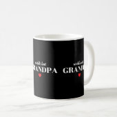 Bester Opa der Welt Benutzerdefiniertes Geschenk f Kaffeetasse (VorderseiteRechts)