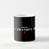 Bester Opa der Welt Benutzerdefiniertes Geschenk f Kaffeetasse (Mittel)