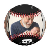 Bester Opa der Welt Est-Fotocollage Baseball (Rückseite)