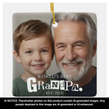 Bester Opa der Welt - Geschenk mit Gründungsdatum