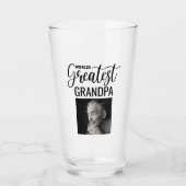 Bester Opa der Welt Glas (Vorderseite)