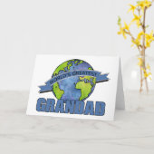 Bester Opa der Welt Karte (Gelbe Blume)