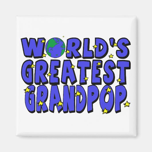 Bester Opa der Welt Magnet (Vorne)