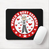 Bester Opa der Welt Mauspad (Mit Mouse)