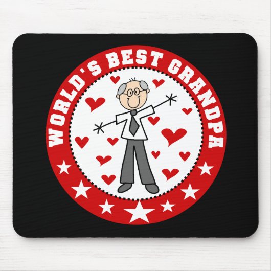Bester Opa der Welt Mauspad (Vorne)