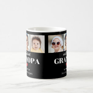Bester Opa der Welt Wir lieben dich 3 Kinder Foto Kaffeetasse