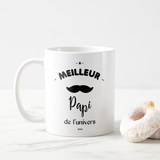 Bester Opa des Universums Kaffeetasse (Mit Donut)