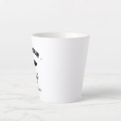 Bester Opa des Universums Milchtasse (Vorderseite)