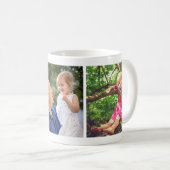 Bester Opa Ever 2 Foto-Collage personalisiert Kaffeetasse (VorderseiteRechts)