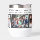 Bester Opa ever 5 Foto-Collage personalisiert (Links)